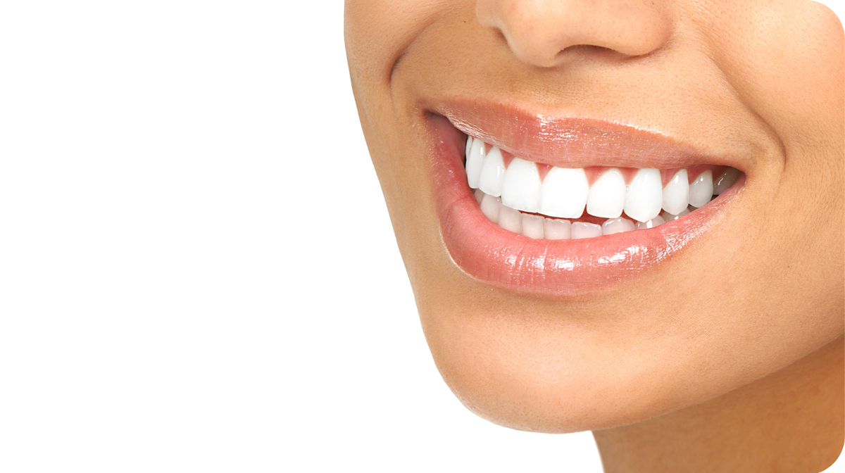 woman's smiling mouth